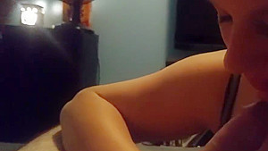 Great blowjob by wifey, great cumshot 