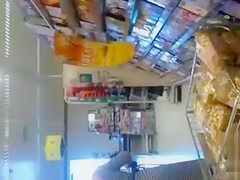 Grocery store upskirts with lovely milfs