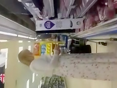 Grocery store upskirts with lovely milfs