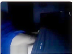 Guy masturbating and belly rolling