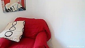 Hairy girl Danniella likes visiting friends - WeAreHairy