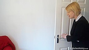 Hairy girl Danniella likes visiting friends - WeAreHairy