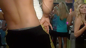 Hard core group sex in night club