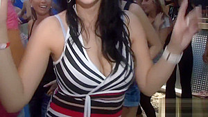 Hard core group sex in night club
