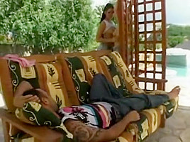 Hardcore Outdoor Anal Sex Threesome