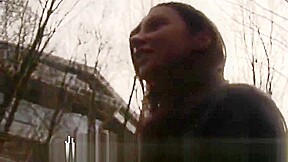 Heavenly female out-of-doors