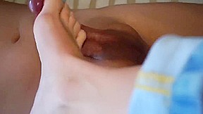 Hellish Shoe job - High heels footjob