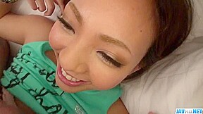 Hikari feels exhausted by such fat dick fucking her hard
