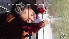 Home Alone Horny Desi Slut Sucks And Fucks Dildo On Window With Viva Athena And Mia Khalifa