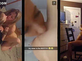Homemade Girls Compilation Splitscreen - Solo & Lesbian