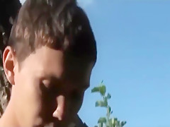 Horny Bare Boys Fuck Outside 102