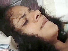 Horny Fucker Gets Her Black Hairy Pussy Fucked By A Black Cock