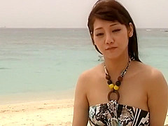 Horny Japanese model Rei Mizuna in Exotic teens 18+, Beach JAV clip