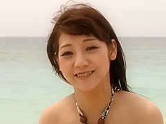 Horny Japanese model Rei Mizuna in Exotic teens 18+, Beach JAV clip