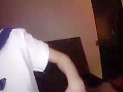 Horny Japanese teen 18+ In School Uniform Sucks Cock