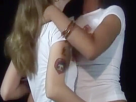 Horny Lesbians Fingering Each Other