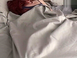 Horny Redhead Wakes Up Wet