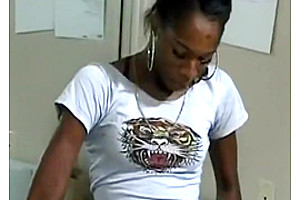 Horny amateur shemale video with Cumshot, Blowjob scenes
