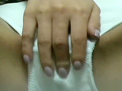 Horny asian rubbing box