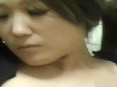 Horny asian rubbing box