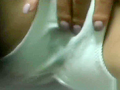 Horny asian rubbing box