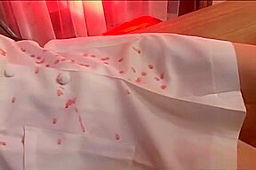 Horny nurse Mari Yamada fucked with nice cumshot!