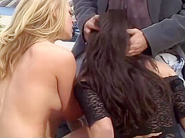 Horny schoolgirls 18+ Fucked By David Christopher By The Pool