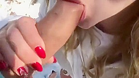 Hot Blonde In The Winter Forest  Sex In The Woods
