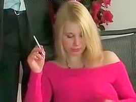 Hot Blonde With Big Breasts Fucks