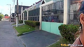 Hot Brunette Teen Patroled Then Fucked Hard At Trike Patrol