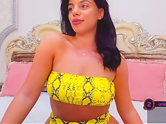Hot Busty Webcam Babe Masturbate Solo