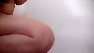 Hot Curvy Babe Marissa Masturbates on the Stairs With Dildo