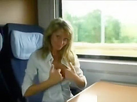 Hot German Sectretary Has Sex On The Train