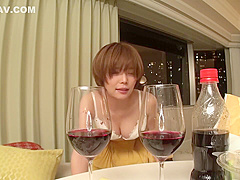 Hot Japanese Brunette Fucked In An Hotel Room
