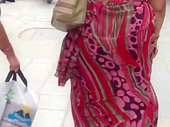 Hot Nepali Step mom's fat Ass walk