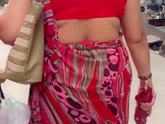 Hot Nepali Step mom's fat Ass walk