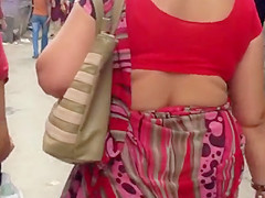 Hot Nepali Step mom's fat Ass walk