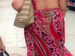 Hot Nepali Step mom's fat Ass walk