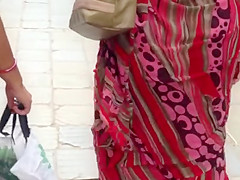 Hot Nepali Step mom's fat Ass walk