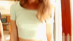 Hot brunette teen 18+ gets her cunt slammed