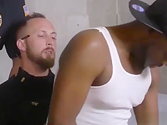 Hot cops male naked gay we took him to our warehouse where he chocked on