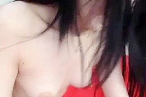 Hot cute chinese teen 18+ masturbate with dildo