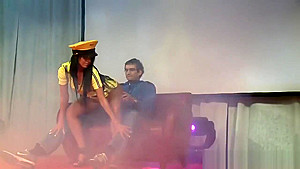 Hot stripper dancing and fingering her snatch