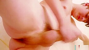 Hot teen 18+ rimjob and cumshot
