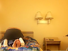 Hotel sex with hot bear/ Sexo en el hotel con un oso