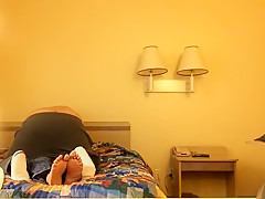 Hotel sex with hot bear/ Sexo en el hotel con un oso