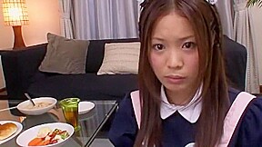 Hottest Japanese girl Kate Kurusu in Fabulous Blowjob, POV JAV clip