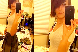 Hottest amateur shemale scene