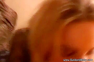 Housewife Cheats On Husband With A Blowjob