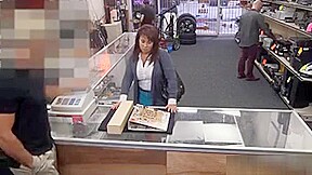 Huge Titted Milf Pawns Her Pussy For Her Husbands Bail